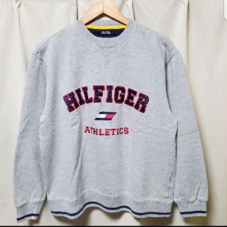 トミーヒルフィガー(TOMMY HILFIGER)の90s HILFIGER ATHLETIC ビッグロゴ スウェット トレーナー(スウェット)