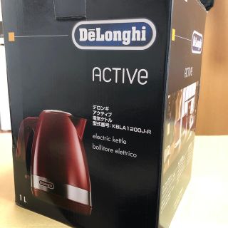 デロンギ(DeLonghi)の未使用　デロンギ　アクティブ電気ケトル(電気ケトル)