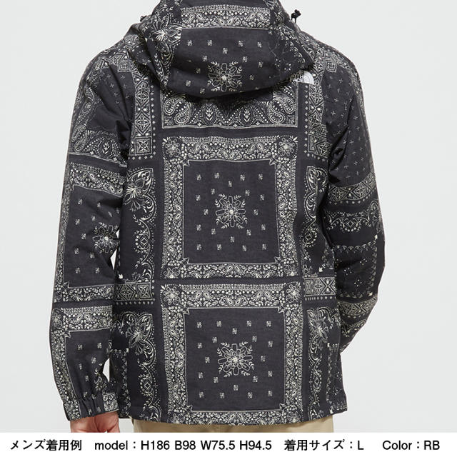 THE NORTH FACE(ザノースフェイス)のバンダナ ノベルティースクープジャケット ノースフェイス XXL レディースのジャケット/アウター(ナイロンジャケット)の商品写真