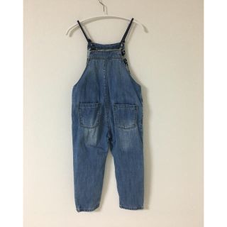 ザラキッズ(ZARA KIDS)のつきのうさぎ様　専用　ZARA kids ザラ　キッズ　デニム　サロペット　98(パンツ/スパッツ)