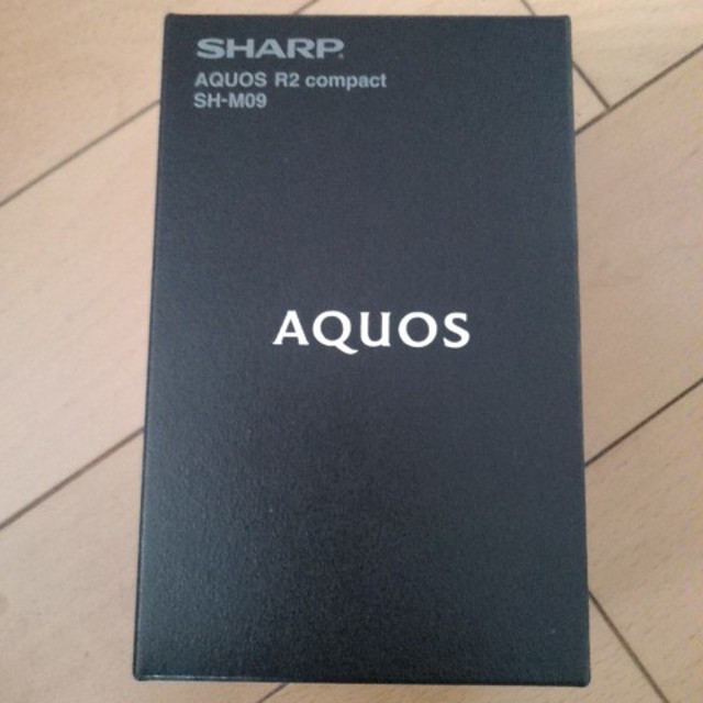 SHARP製品【新品未開封】AQUOS R2 compact SH-M09（B） SIMフリー