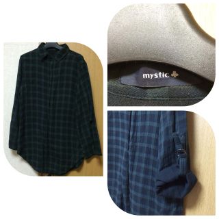 ミスティック(mystic)のmystic チェックワンピ (シャツ/ブラウス(長袖/七分))