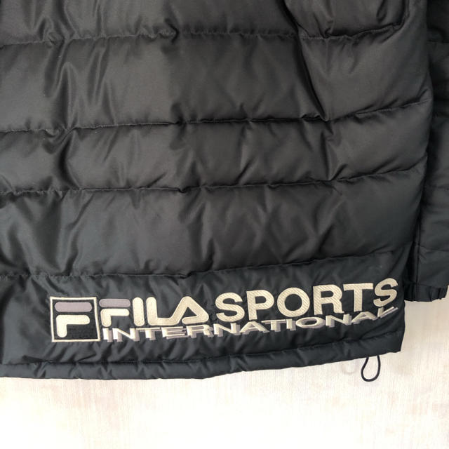 FILA   美品FILA フィラ ダウンジャケット 黒 L LL 2Lの通販 by