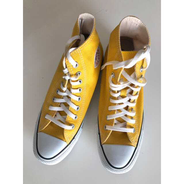 CONVERSE(コンバース)のオールスター コンバース インヒール サイズ5.5（24.5cm）イエロー レディースの靴/シューズ(スニーカー)の商品写真