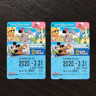 ディズニー(Disney)のディズニー モノレール 2デイパス(遊園地/テーマパーク)