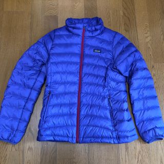 パタゴニア(patagonia)のパタゴニア ダウン ガールズ L 12 パープル ピンク レディース(ダウンジャケット)