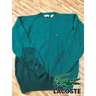 ラコステ(LACOSTE)のラコステ グリーン ニット セーター Ｍ(ニット/セーター)