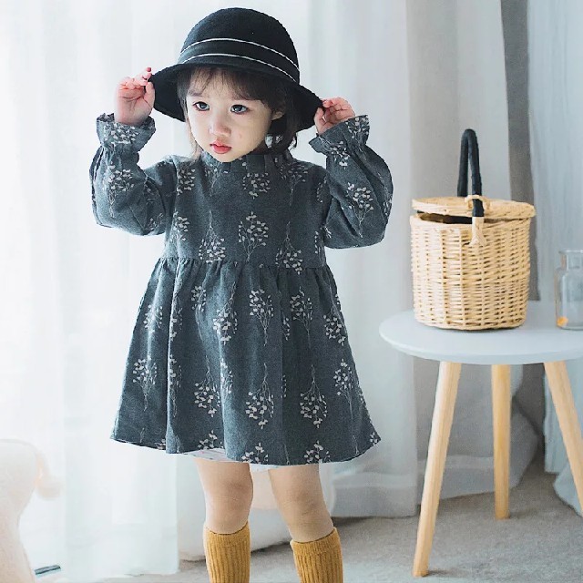 大人気☆Aライン ドレスワンピース キッズ キッズ/ベビー/マタニティのキッズ服女の子用(90cm~)(ワンピース)の商品写真