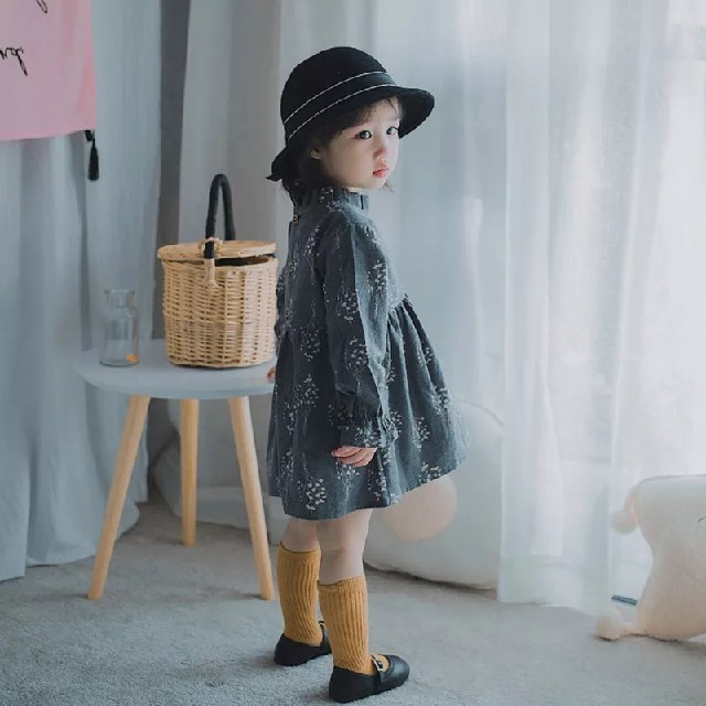 大人気☆Aライン ドレスワンピース キッズ キッズ/ベビー/マタニティのキッズ服女の子用(90cm~)(ワンピース)の商品写真