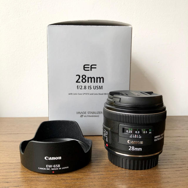 Canon EF28mm F2.8 IS USM レンズ(単焦点)