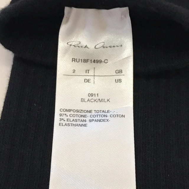 Rick Rick Owens RU18F1499C の通販 by eiji's shop|リックオウエンスならラクマ Owens - ロク様 専用 爆買い在庫