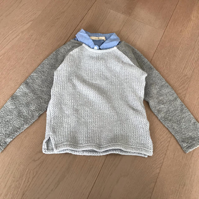 GLOBAL WORK(グローバルワーク)のGLOBAL WORK  重ね着風ニット キッズ/ベビー/マタニティのキッズ服男の子用(90cm~)(ニット)の商品写真