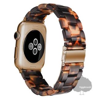 apple watch べっ甲風 バンド 42/44/45 8 7 SE ベルト(その他)