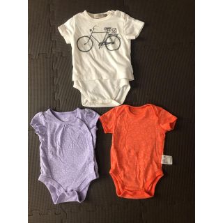 ベビーギャップ(babyGAP)の70 ボディースーツ　ロンパース  肌着　自転車　ミッフィー　半袖(肌着/下着)