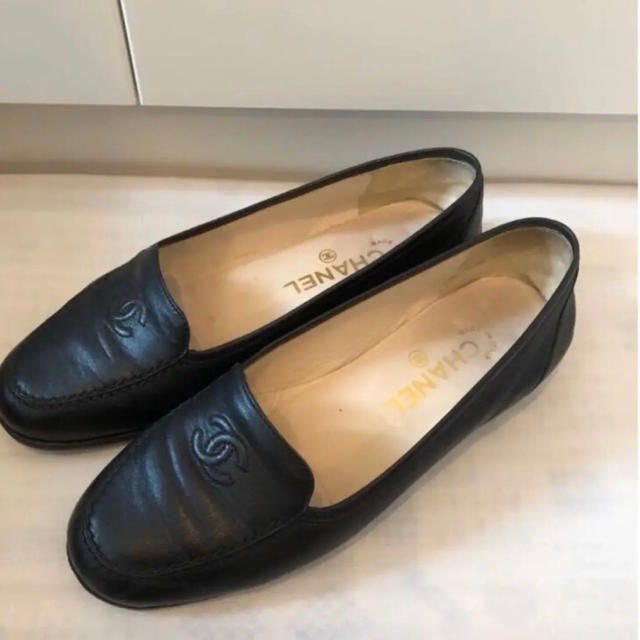 CHANEL - シャネル ローファー パンプス ブラック 箱付 サイズ36の通販