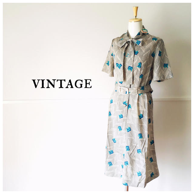 Santa Monica - 未使用タグ付　vintage rétro one-piece