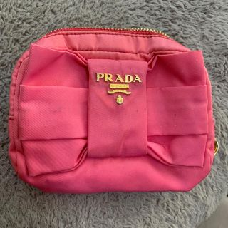 プラダ(PRADA)のピンクリボンローズさん専用PRADA リボンポーチ(ポーチ)