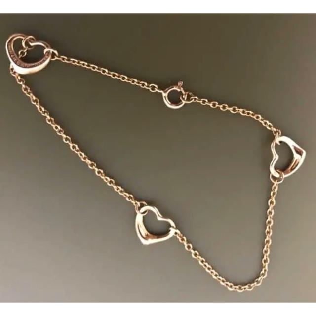 TIFFANY & Co.エルサ・ペレッティ オープンハートブレスレット18k