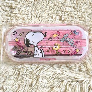 スヌーピー(SNOOPY)の【さば様専用】スヌーピー トリオセット【美品】(カトラリー/箸)