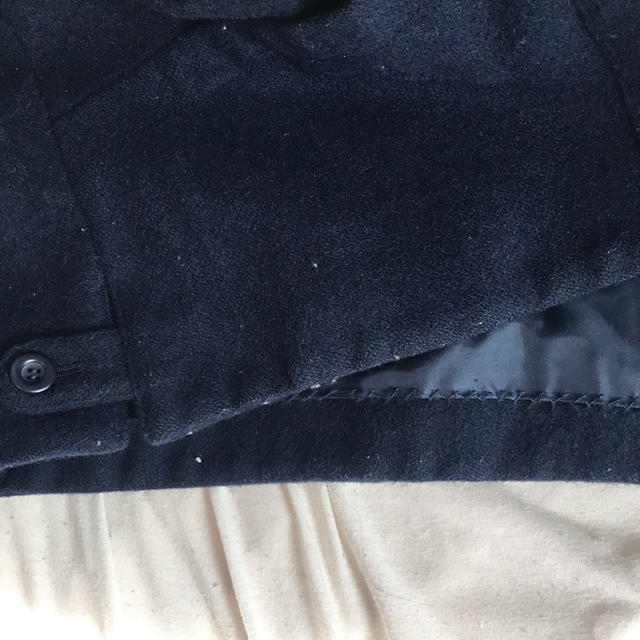 Grimoire(グリモワール)のセーラーカラー.ウールコート　古着 レディースのジャケット/アウター(ピーコート)の商品写真