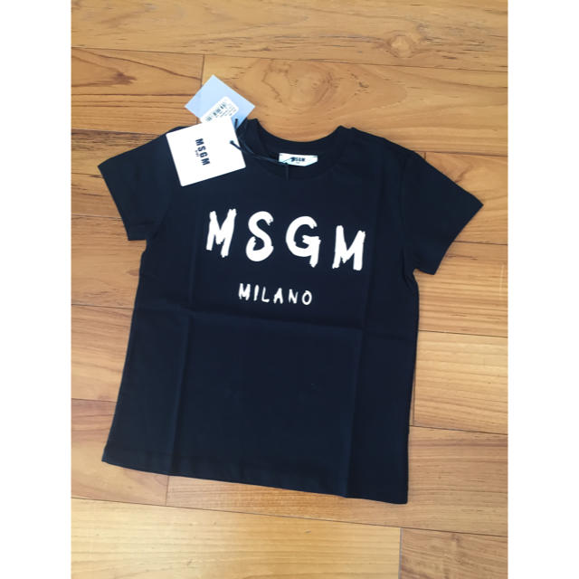 MSGM キッズ 6a 120 ロゴTシャツ