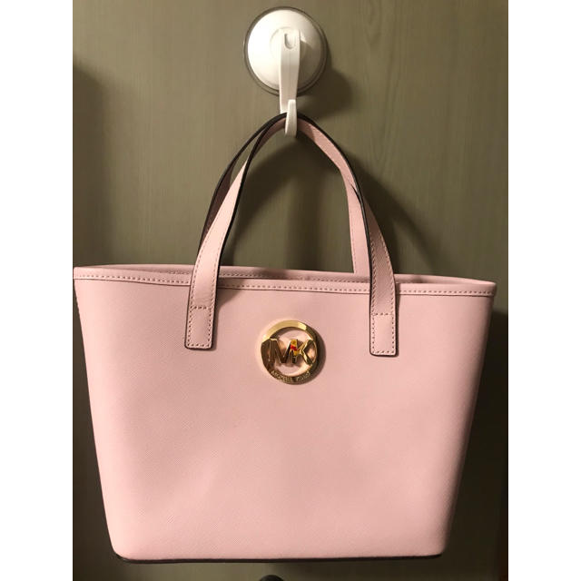 マイケルコース　MICHAEL KORS　ハンドバッグ　PVC　ピンク