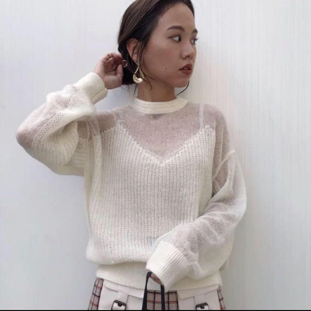 送料込☆タグ付 BUSTIER PATTERN KNIT SET 田中みな実着用