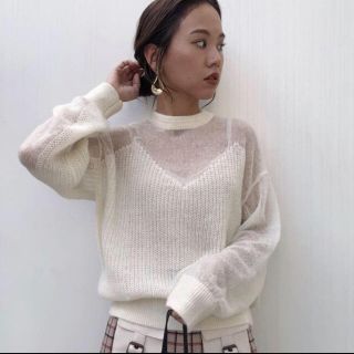 アメリヴィンテージ(Ameri VINTAGE)の送料込☆タグ付 BUSTIER PATTERN KNIT SET 田中みな実着用(ニット/セーター)