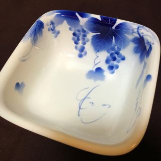 深川製磁 ブルーワイナリー 角鉢（新品・未使用）(食器)