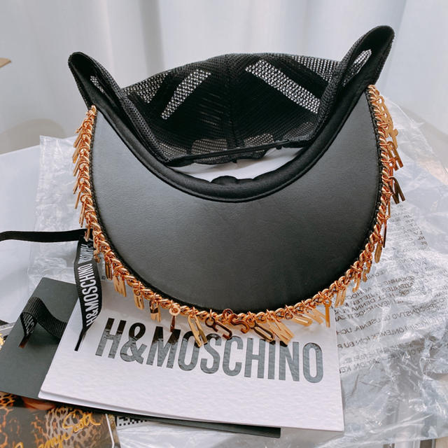 MOSCHINO(モスキーノ)のMOSCHINO H&M コラボ 限定キャップ メンズの帽子(キャップ)の商品写真