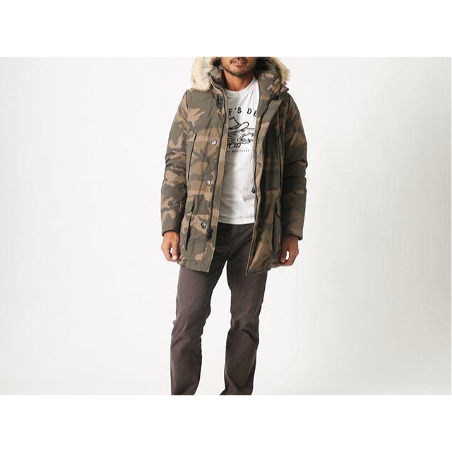 WOOLRICH(ウールリッチ)の☆WOOLRICH ウールリッチ カモフラージュ柄 N3B ダウン/メンズ/XS メンズのジャケット/アウター(ダウンジャケット)の商品写真