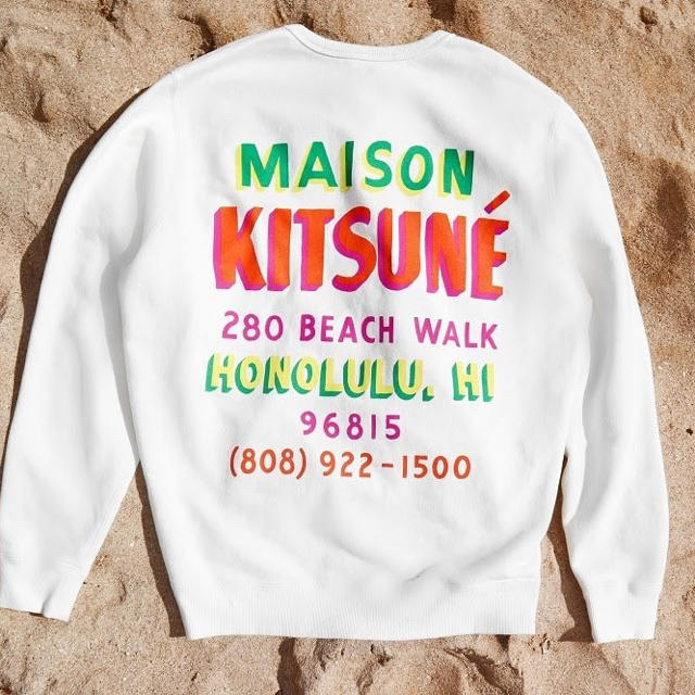 MAISON KITSUNE'(メゾンキツネ)のMAISON KITSUNE スウェット bills メゾンキツネ ハワイ　 メンズのトップス(スウェット)の商品写真