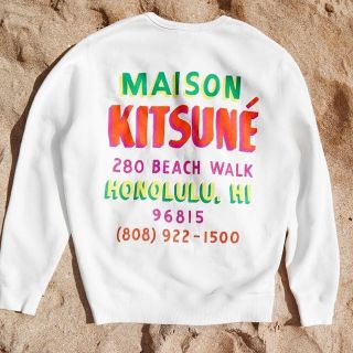 メゾンキツネ(MAISON KITSUNE')のMAISON KITSUNE スウェット bills メゾンキツネ ハワイ　(スウェット)