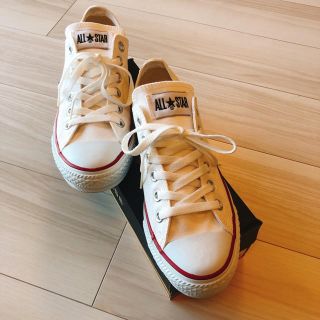 コンバース(CONVERSE)のコンバース　オールスター　スニーカー　白　24(スニーカー)