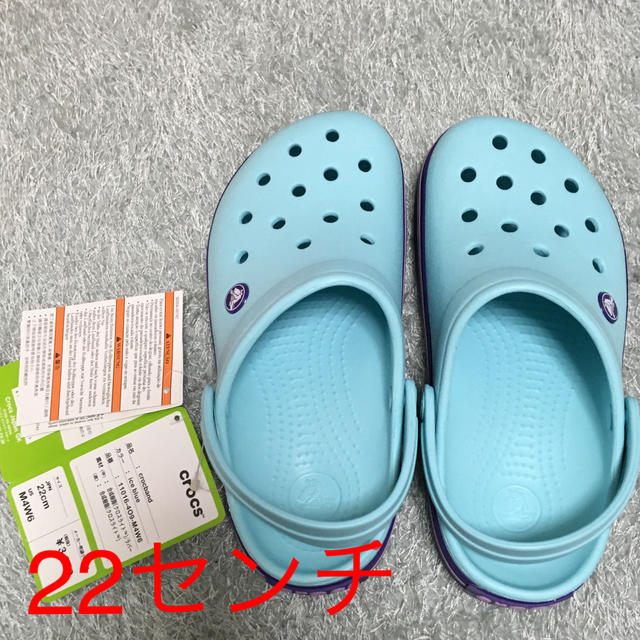 crocs(クロックス)のクロックス　お値下げ キッズ/ベビー/マタニティのキッズ靴/シューズ(15cm~)(サンダル)の商品写真