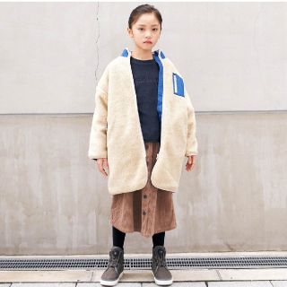 ブリーズ(BREEZE)のallolun キッズ　ロングボアブルゾン　110　新品　アウター　男女(ジャケット/上着)