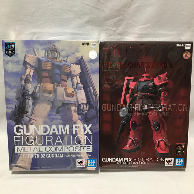 BANDAI - GFF メタルコンポジット ♯1017 ガンダム40th＆♯1018