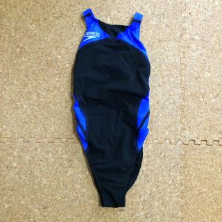 スピード(SPEEDO)のSpeedo スピード 競泳用水着 130 青×黒(水着)