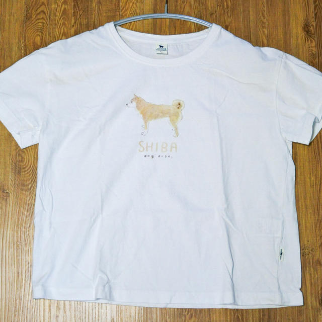 DOG DEPT(ドッグデプト)の柴犬Tシャツ　Lサイズ レディースのトップス(Tシャツ(半袖/袖なし))の商品写真