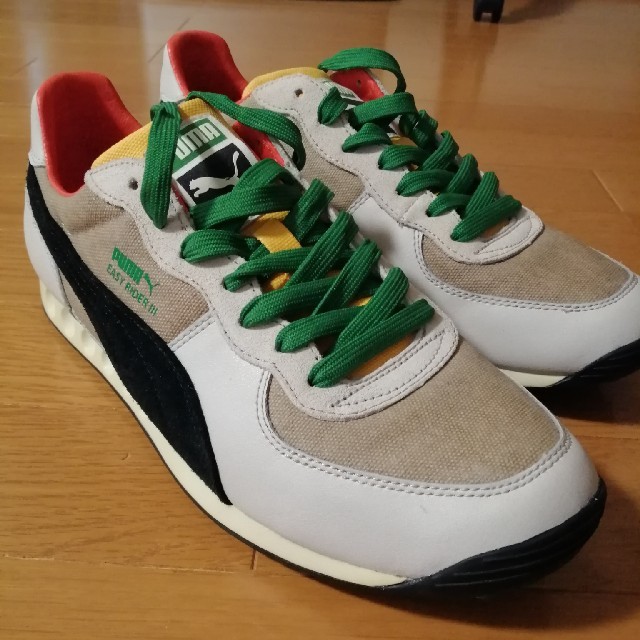 PUMA(プーマ)のプーマ　スニーカー　ジャマイカカラー　26.5cm　美品 メンズの靴/シューズ(スニーカー)の商品写真