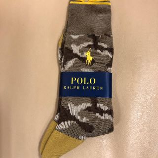 ポロラルフローレン(POLO RALPH LAUREN)の新品　メンズ　POLO ポロラルフローレン　最終　人気柄ウールソックス　日本製(ソックス)