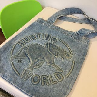 ハンティングワールド(HUNTING WORLD)のハンティングワールド🌟デニムバッグ🐘(ショルダーバッグ)