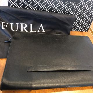 フルラ(Furla)の新品未使用 フルラ クラッチバック 黒(クラッチバッグ)