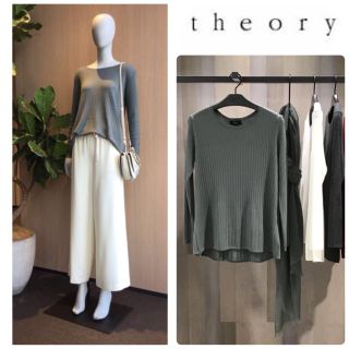 セオリー(theory)の専用です❤️  美品♡ 2018 theory  セオリー リブ ニット(ニット/セーター)