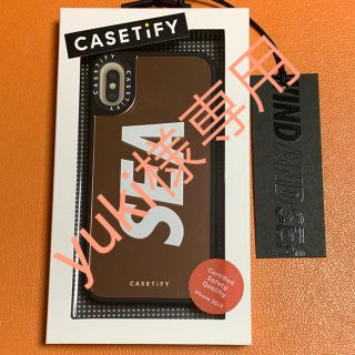 シー(SEA)のWIND AND SEA x CASETiFY  i phone XS(iPhoneケース)