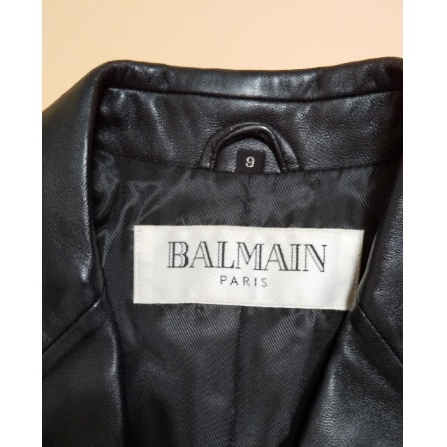 BALMAIN(バルマン)の冬物一掃セール❗️バルマン/BALMAIN PARIS レザージャケット メンズのジャケット/アウター(ライダースジャケット)の商品写真