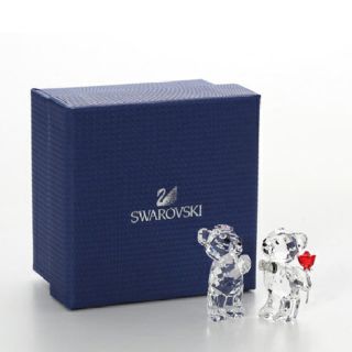 スワロフスキー(SWAROVSKI)のスワロフスキー　くまちゃんセット🧸❤️(置物)