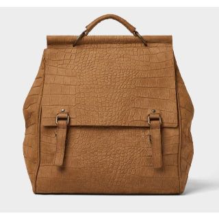 ザラ(ZARA)の定価2万 完売品 ZARA 本革レザー リュックサック ハンドバッグ 2way(バッグパック/リュック)