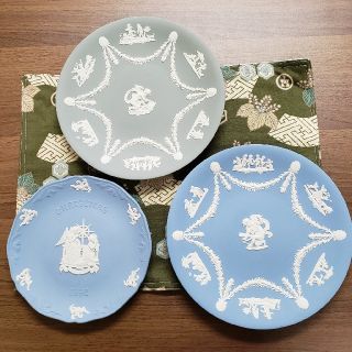 ウェッジウッド(WEDGWOOD)のウェッジウッド　ジャスパープレート3枚(食器)