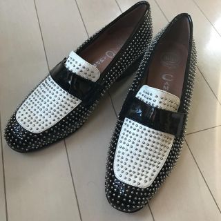 ジェフリーキャンベル(JEFFREY CAMPBELL)の週末値下げ●美品！ジェフリーキャンベル●スタッズローファー(ローファー/革靴)